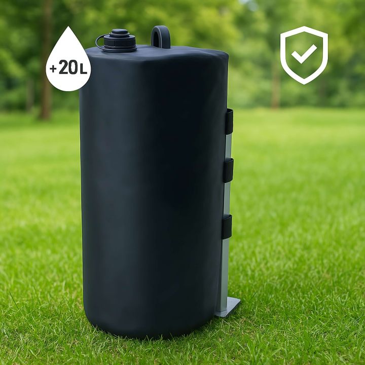 Sac de lestage d'eau pour tente sur sol herbeux pour tentes doubles