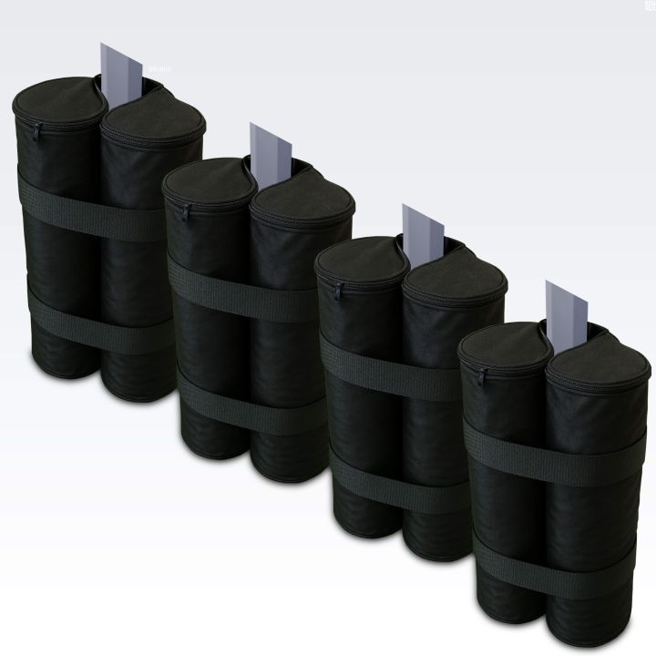 Système de 4 poids en sable pour ancrer une tente de fête